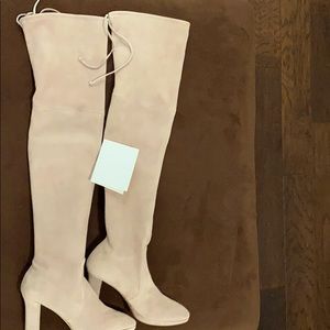 Stuart weitzman over the knee suede boots size 8